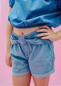 Short Jeans Infantil Largo