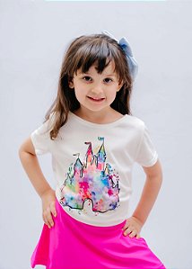 T-shirt Infantil Castelo da Disney
