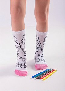 Par de Meias Bobbie Goods Rosa