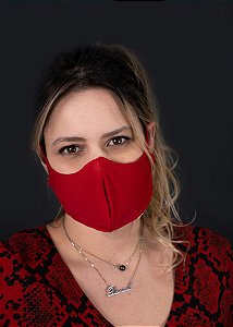 Máscara Feminina Vermelha