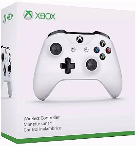 Controle Xbox One S Wireless White Slim Branco