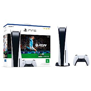 Console Sony PlayStation 5 com EA Sports  FC 24 - Mídia Física