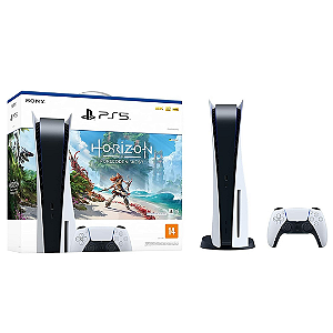 Console Sony PlayStation 5 com Horizon Forbidden West - Mídia Física