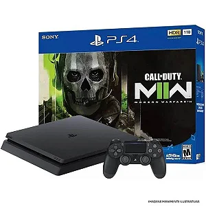 Console Sony Playstation 4 Slim Mega Pack, Com Controle Sem Fio