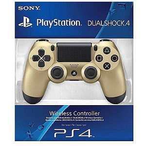 Controle Playstation 4 Dourado Dualshock 4 Gold Ps4