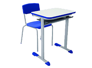 Conjunto Escolar Fnde tamanho 06 – cor Azul