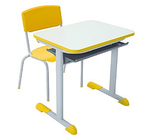 Conjunto Escolar Fnde Tamanho 03 – cor Amarelo