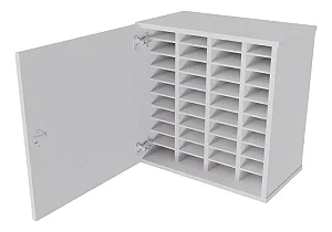 Armário Para 40 Celulares Escola Com Chave Lei E-40 4932/24 Branco