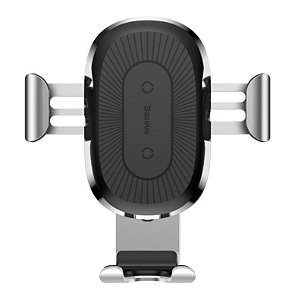 SUPORTE CARREGADOR  BASEUS GRAVITY WIRELESS PRATA