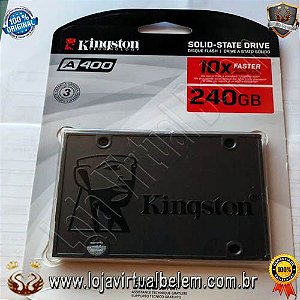 SSD Kingston A400 240GB 2.5” para desktop/notebooks.