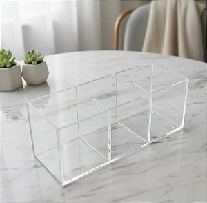 Caixa Organizadora com Divisões em Acrílico