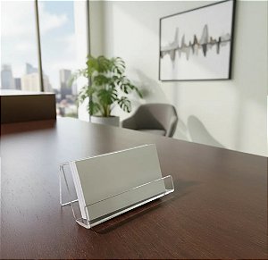 Kit 5 Peças - Porta Cartão de Visitas em Acrílico