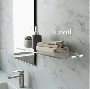 Prateleira em Acrílico 6mm (Vários Tamanhos)