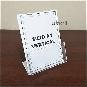 Display de Mesa para Codigo do Consumidor em Acrílico