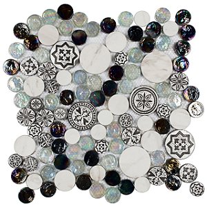 Pastilha Dali DL01 29,5x29,5cm Glass Mosaic