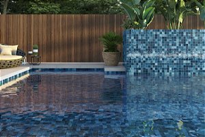 Revestimento - 7,5x7,5 - Noronha Mar Mesh BR - 8040055 - Eliane