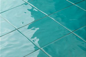 Revestimento - 20x20 - Verde Agua Onda BR - 8040953 - Eliane