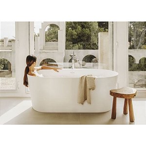Banheira de Stonex Oval Raina Branco - A248466000 -  Roca