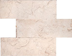 Crema Extra Rock Face 10x30cm - TGM06 - Glass Mosaic