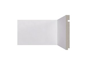 Rodapé de poliestireno 496 branco com 150mm altura Santa Luzia - 496 RP/BR