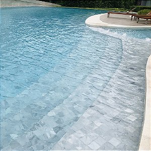 PEDRA AQUAMARINE 20X20 CM LISA