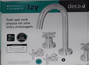 Kit banheiro - Izy (Misturador) - C 37 - 1877.C37.KIT2