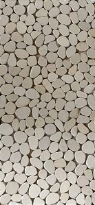 Seixo Telado Branco Sliced - 30x30cm