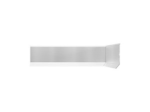 Rodapé CLINICUS de alumínio Anodizado Santa Luzia - 230145