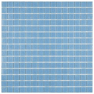 Pastilha de Vidro A32 - Azul - Fosca - 2 x 2 cm