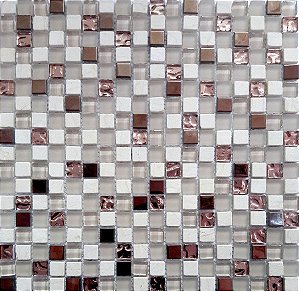Pastilha Glass Stone GS552 - 30x30cm - Glass Mosaic