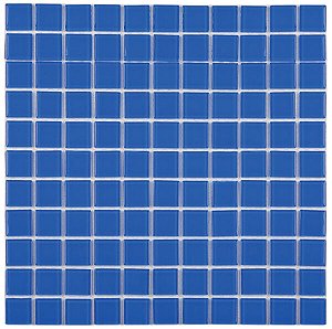 Pastilha Cristal Azul - K2504 - 30x30cm - Glass Mosaic