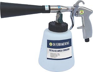 SH0430-PISTOLA DE LIMPEZA TORNADOR 9.2BAR 220PSI 1000ML