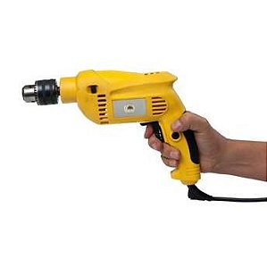 SH0676-FURADEIRA DE IMPACTO AMARELA 110V