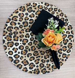 Kit 8 lugares animal print