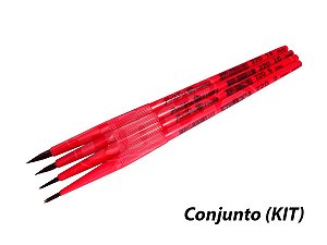 Kit Escolar Guache 6222 - 4 pincéis (Pinctore/TIGRE)