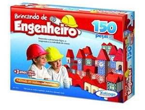 BRINCANDO DE ENGENHEIRO 150 PEÇAS