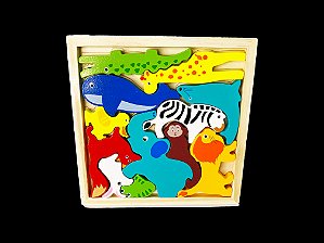 ENCAIXE MDF RF2 - Animais da Selva