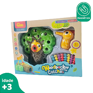 Papa Bicho - Woodpecker - Brinq. Educat. Magnetico