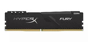 MEMÓRIA RAM HYPERX FURY COLOR PRETO 8GB HX424C15FB3/8