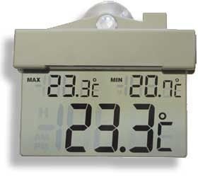 Termômetro digital de Janela- máxima e mínima REF 7653 Incoterm