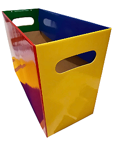 Caixa Arquivo Apps Mix de 4 Cores Com 1 (Papelão) Avulso