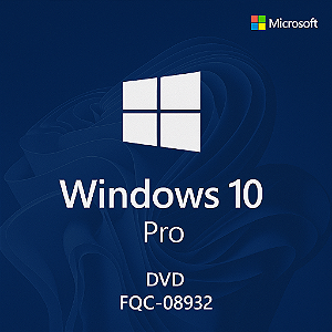 Microsoft Windows 10 Pro DVD 64 bits- FQC-08932