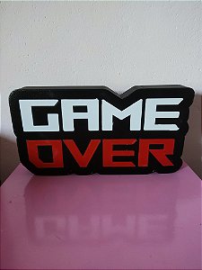 Luminaria 3D Game Over