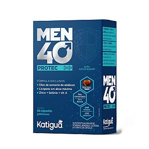 Suplemento Homem Protec Men 40 Bem Estar Saúde Masculina 60 Cápsulas
