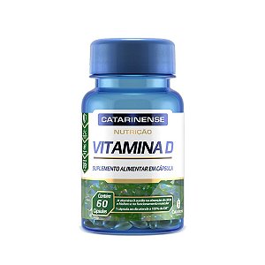 Vitamina D do Sol 200UI  60 cápsulas  Catarinense