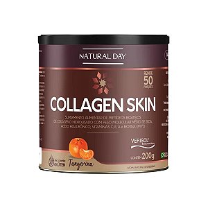 Collagen Skin 200g Tangerina Peptídeos Colágeno Verisol