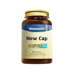 New Cap Original Pele Cabelos e Unhas Premium 60 Cápsulas