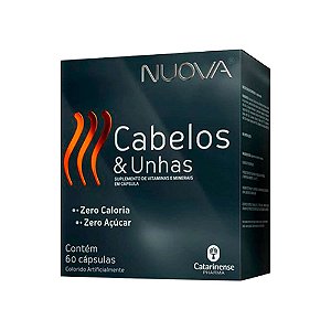 Nuova Cabelos e Unhas Catarinense Pharma 60 Cápsulas