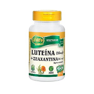 Luteína Com Zeanxantina Unilife Suplemento 60 Cápsulas