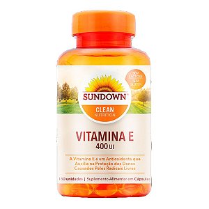 Vitamina E 400 UI Sundown Antioxidante 180 Cápsulas
